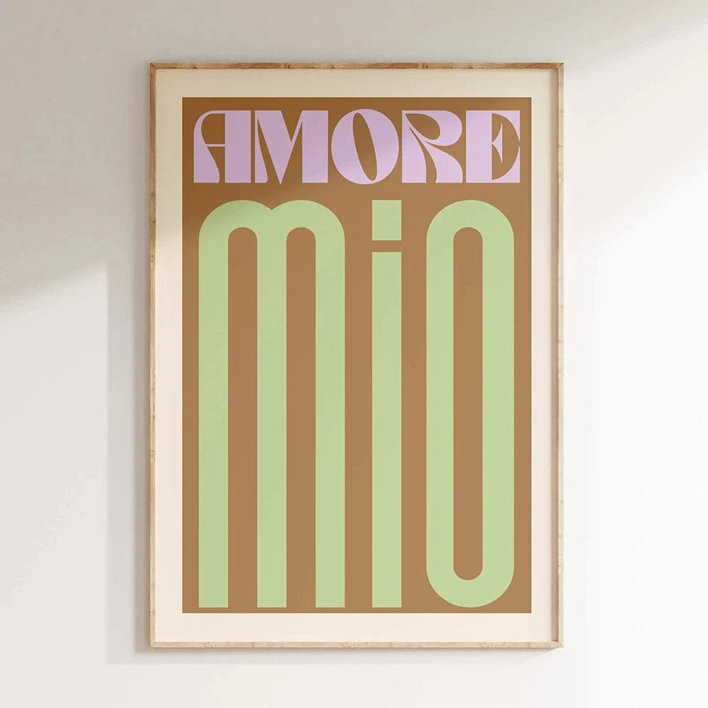 Canvanation 35 / 20x30cm Affiche Citation Ciao Amore Espagnol
