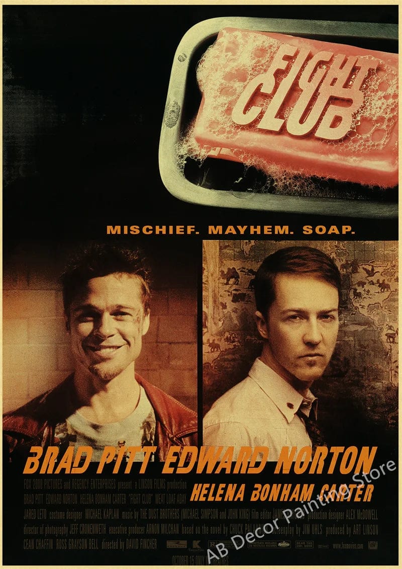 Canvanation 3 / 42cmx30cm Poster Film Vintage Fight Club