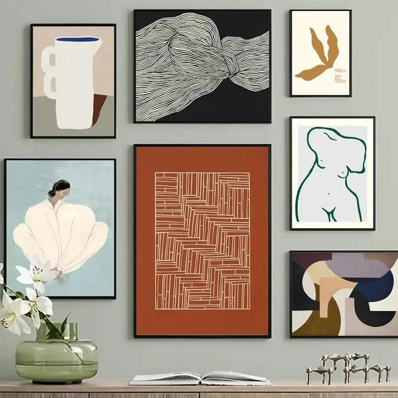 Canvanation Affiche Moderne Nordic Abstrait