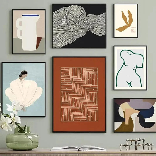 Canvanation Affiche Moderne Nordic Abstrait