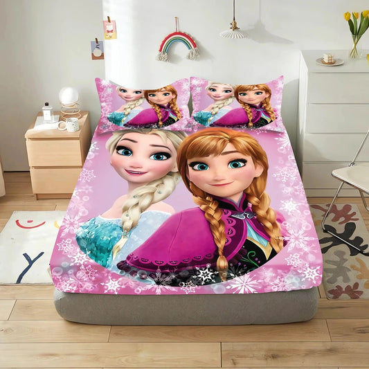 Canvanation Housse de Couette Frozen - Un Voyage Magique au Coeur de l'Hiver