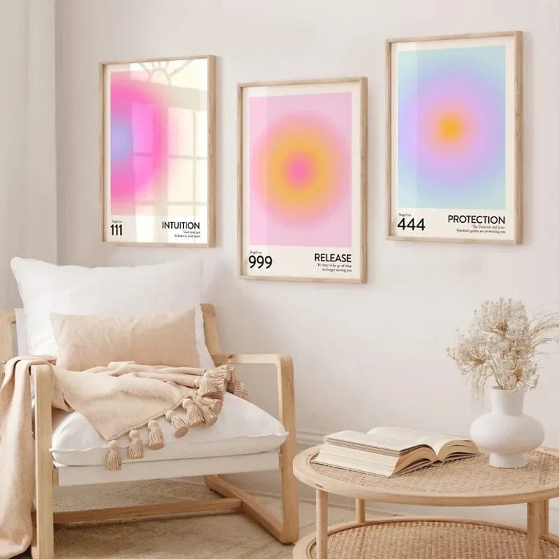 Canvanation Affiche Moderne Minimaliste Affirmation Positif