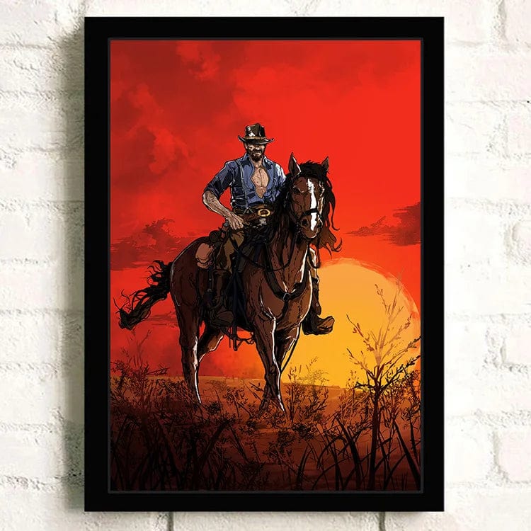 Canvanation 30 / 50X70cm Affiche Jeu Populaire Red Dead Redemption 2