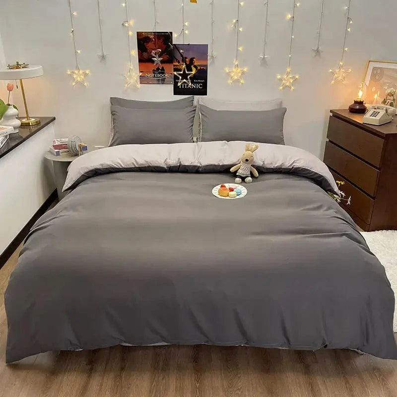 Canvanation Gris / 150x200cmx1 Housse De Couette - Gris