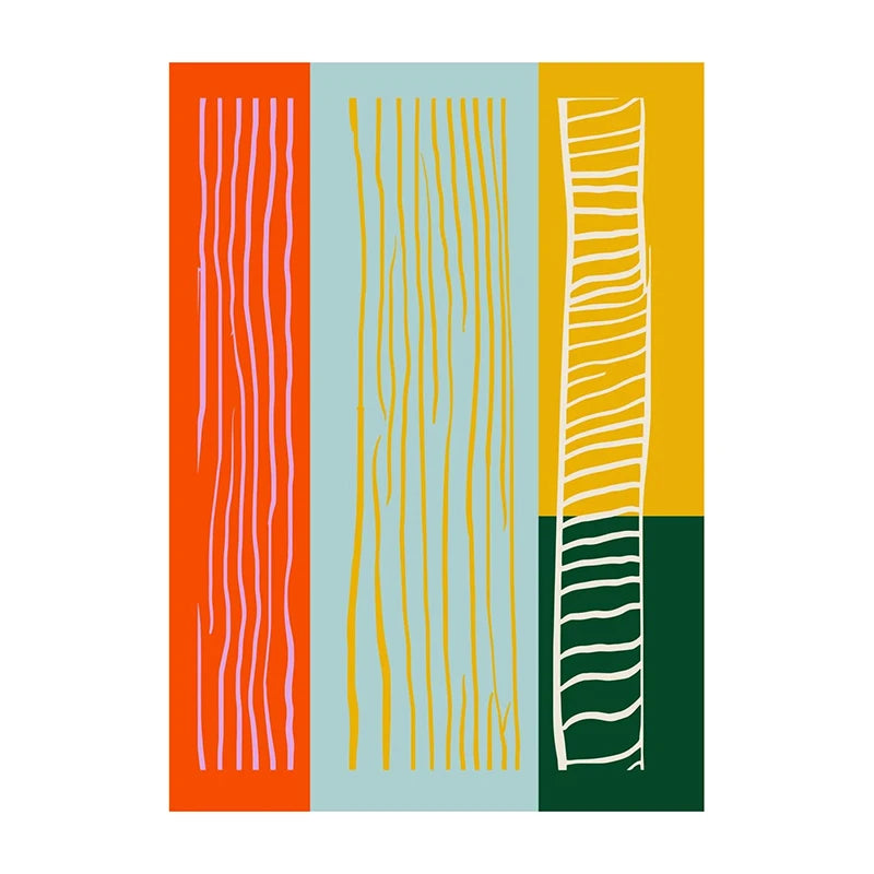Affiche Abstrait Japonais