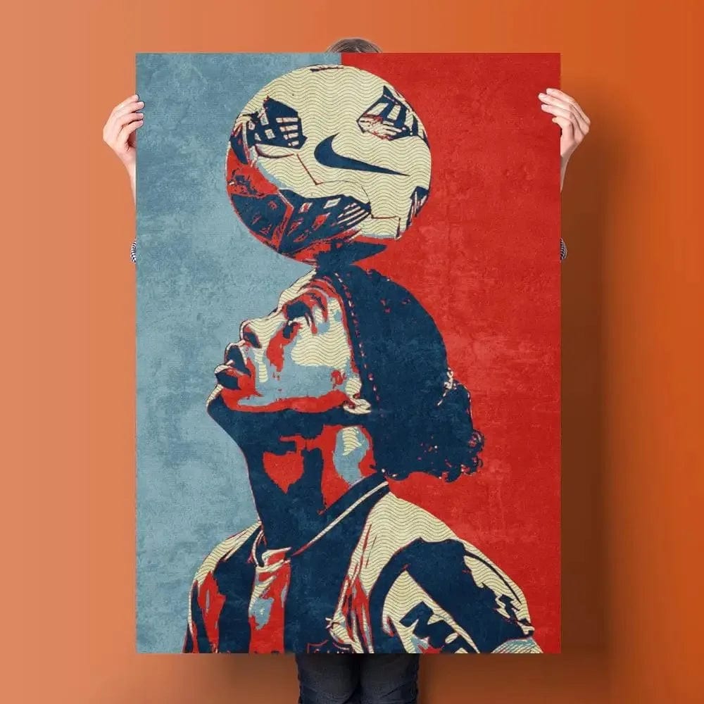 Canvanation Affiche Football - Ronaldinho