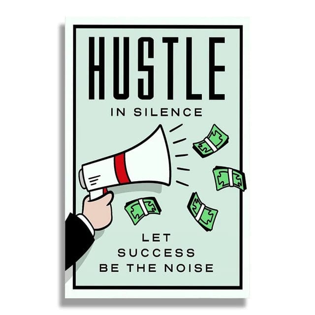 Canvanation SW399 / 60X90cm Affiche Monopoly Citation De Motivation