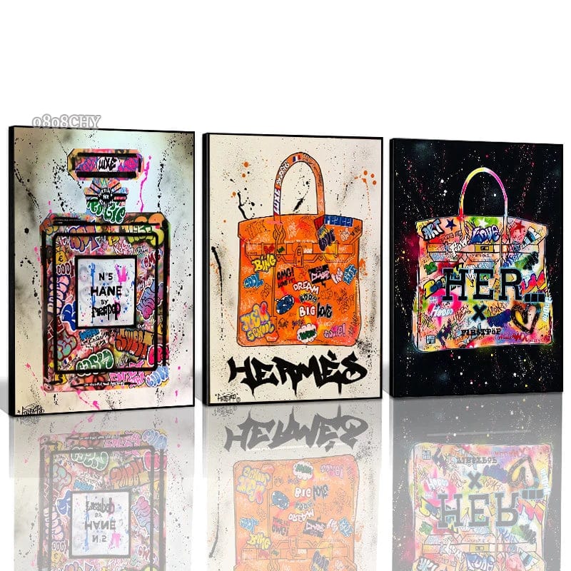 Canvanation Affiche Marques De Luxe Hermes