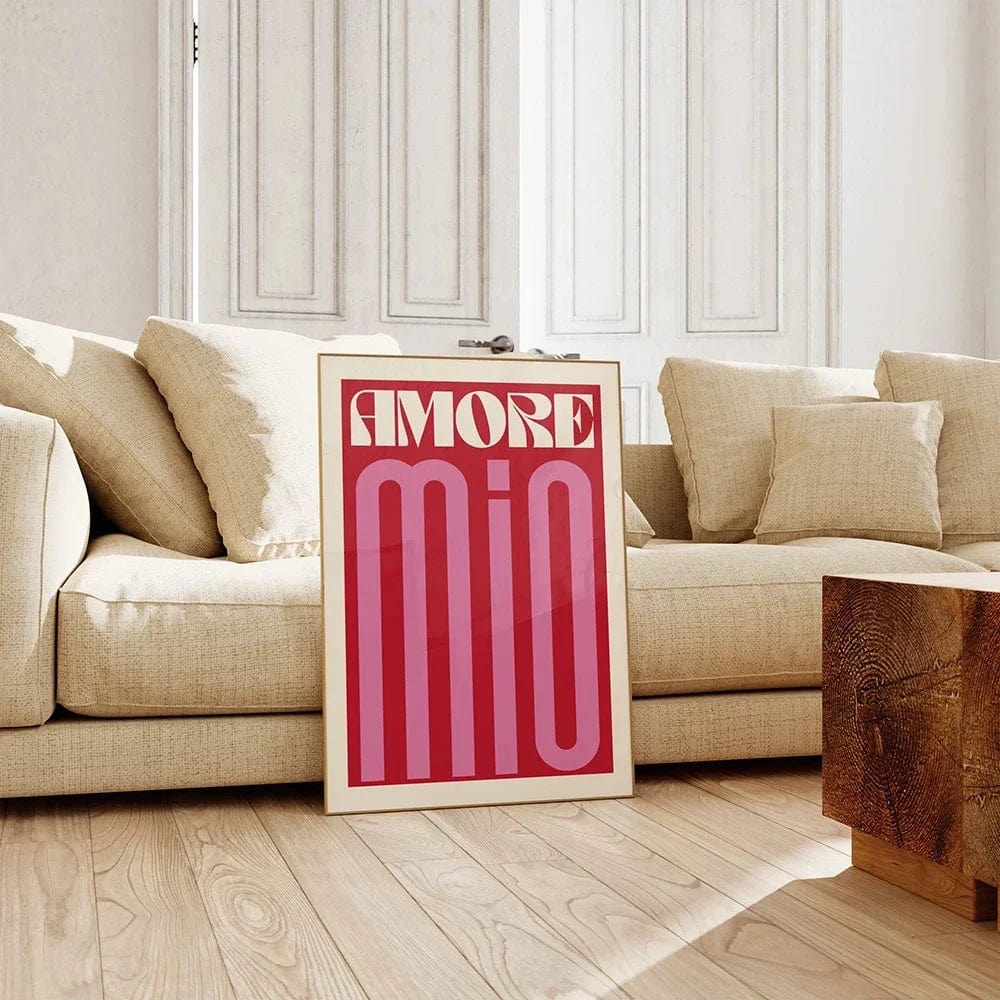Canvanation Affiche Citation Ciao Amore Espagnol