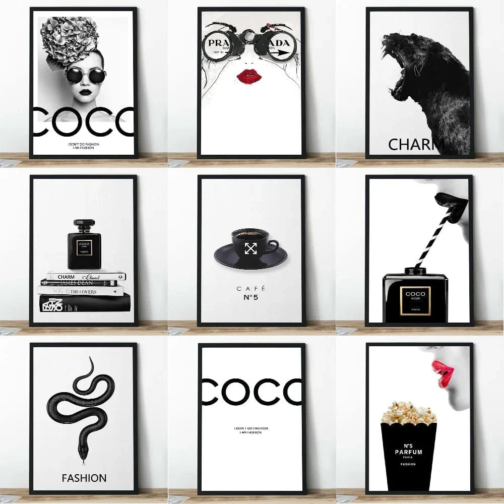 Canvanation Affiche Marque De Luxe Coco