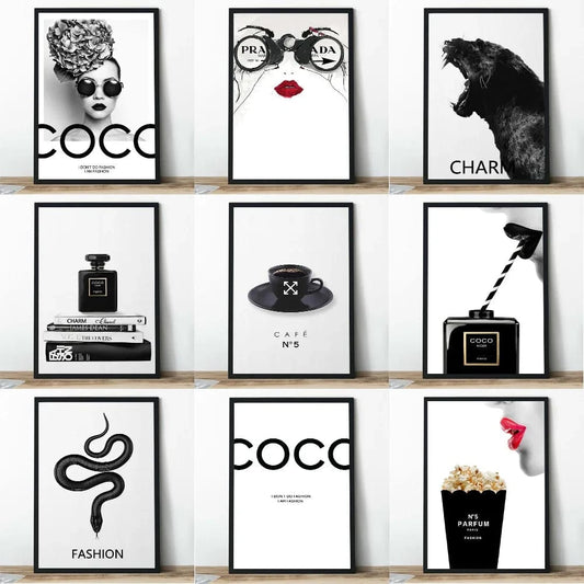 Canvanation Affiche Marque De Luxe Coco