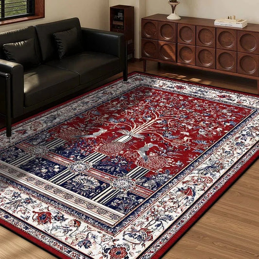 Canvanation BS116-Flannel-2 / 3.9x5.2ft(120x160cm) Tapis Berbère rectangulaire 3D imprimé – Style moderne & persan