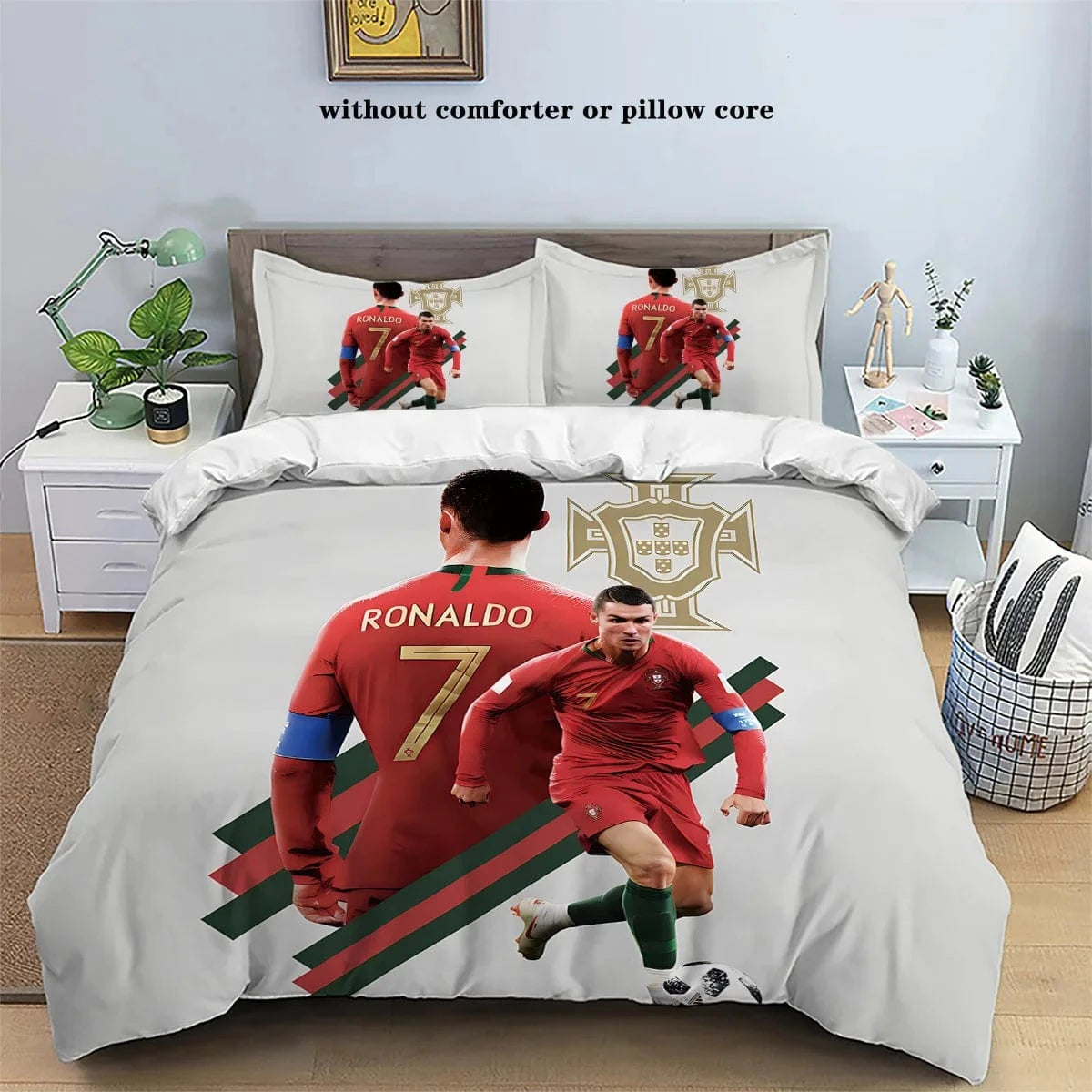 Canvanation 2 / 135x200cm Housse De Couette - Foot Christiano Ronaldo