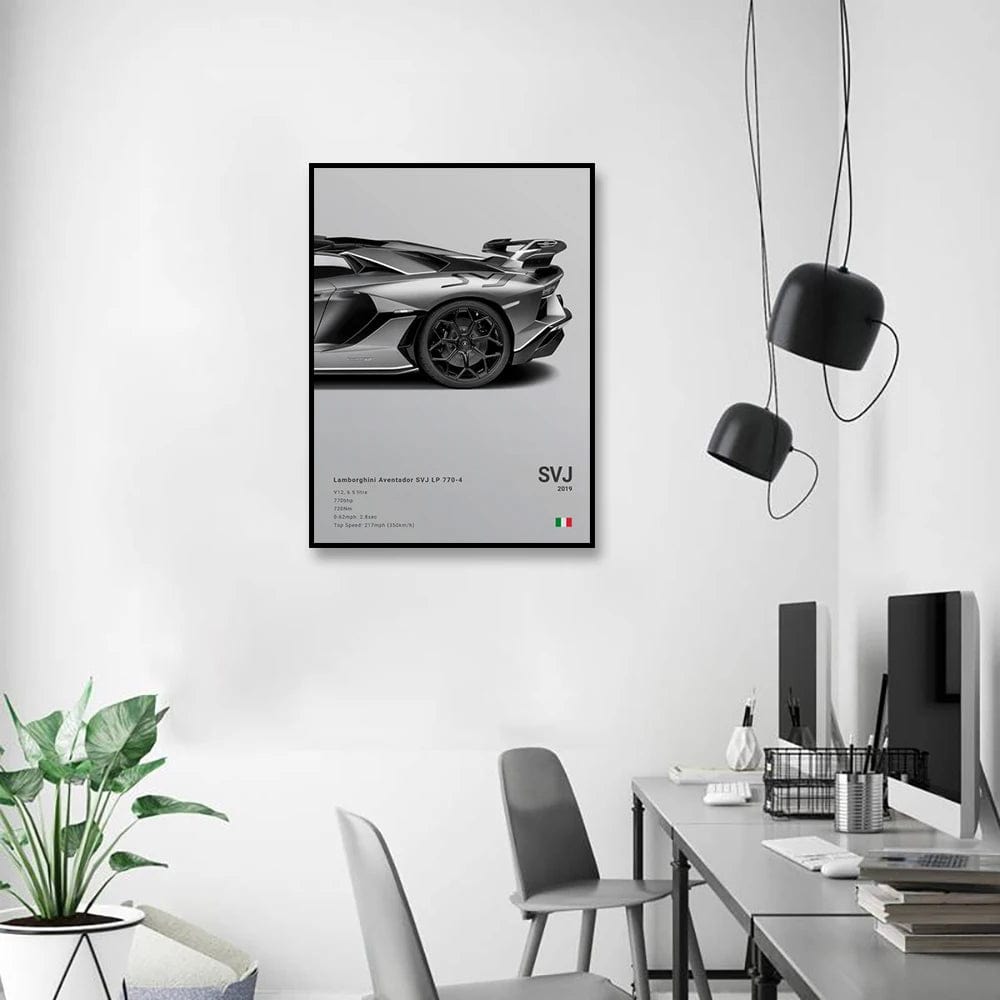 Canvanation Affiche Voiture Sportif R8 RS3 M3 M5