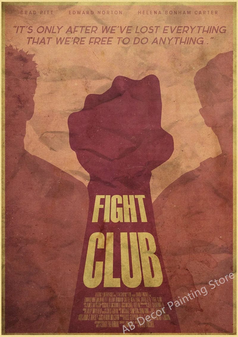 Canvanation 49 / 42cmx30cm Poster Film Vintage Fight Club