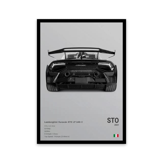 Canvanation SW8949 / (A3)30x42cm Unframed Affiche Voiture Sportif  R8 RS3 M3 M5