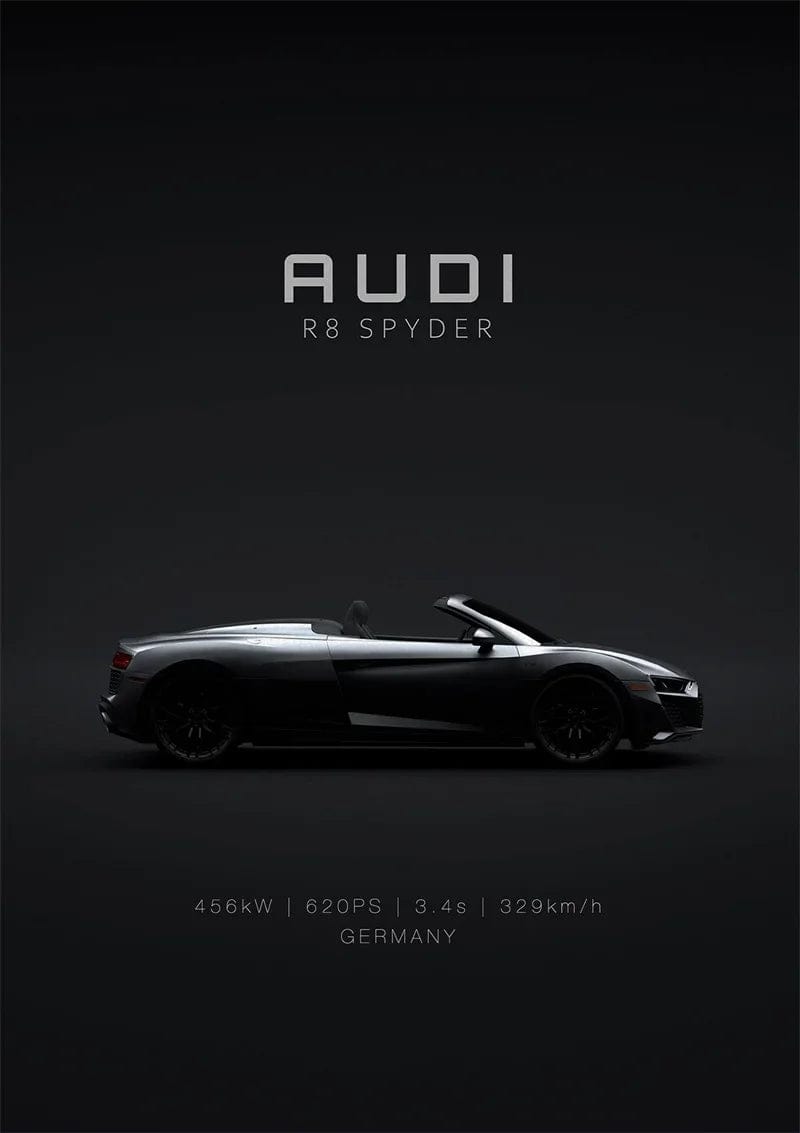 Canvanation 11 / 20X30cm Affiche Voiture Luxe Sport Audi Mercedes Mclaren Dodge Nissan