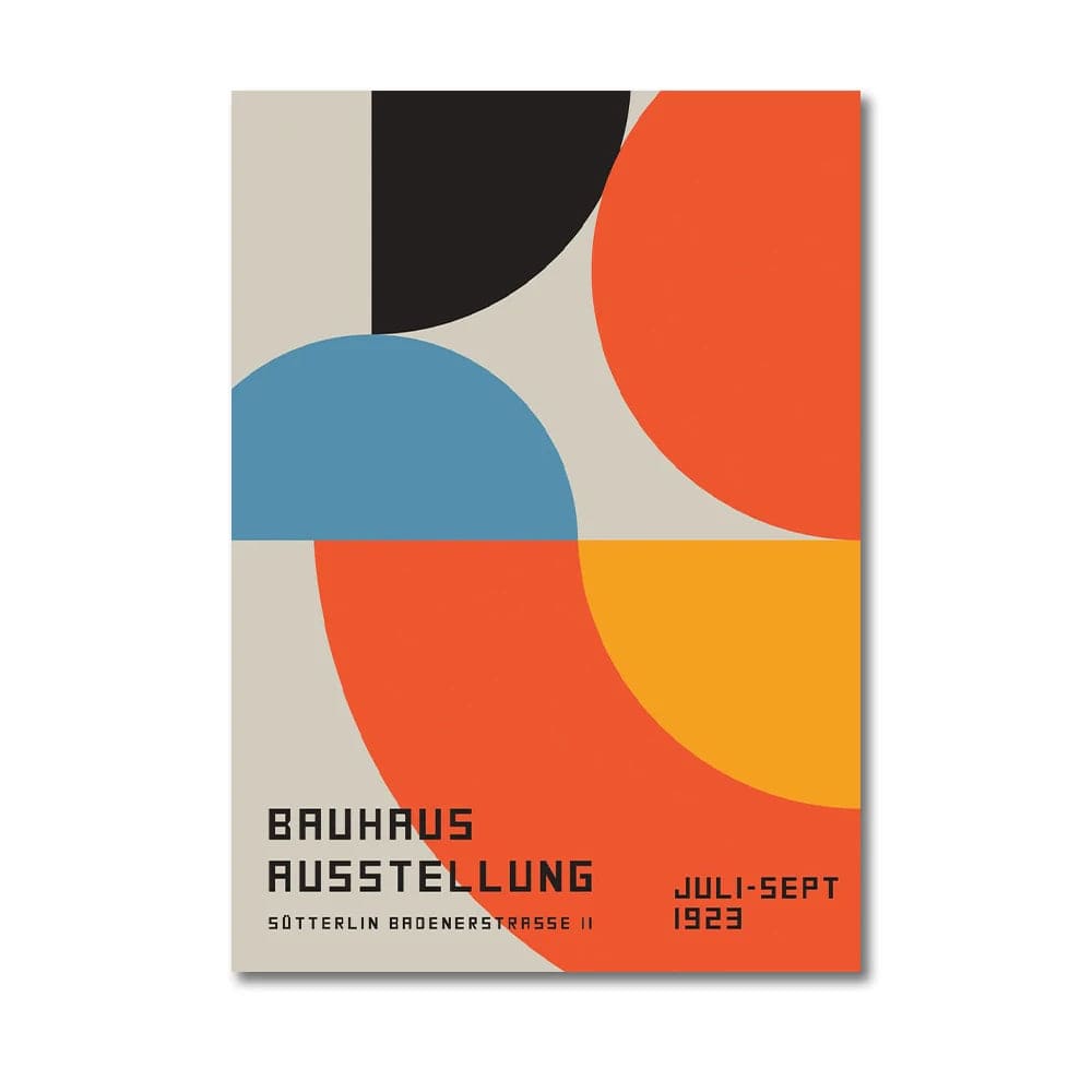 Canvanation Affiche Peinture Moderne Bauhaus