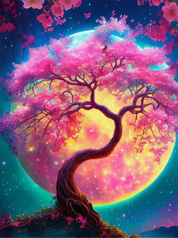 Canvanation 6 / 60x80cm Affiche - Arbre De Vie Forêt Enchanté