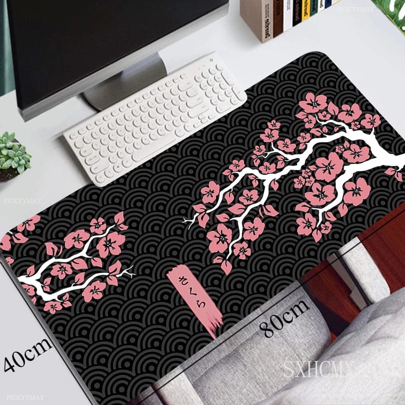 Canvanation ZZ-yinghua-005 / 900x400x3mm Tapis De Souris - Fleurs De Cerisier