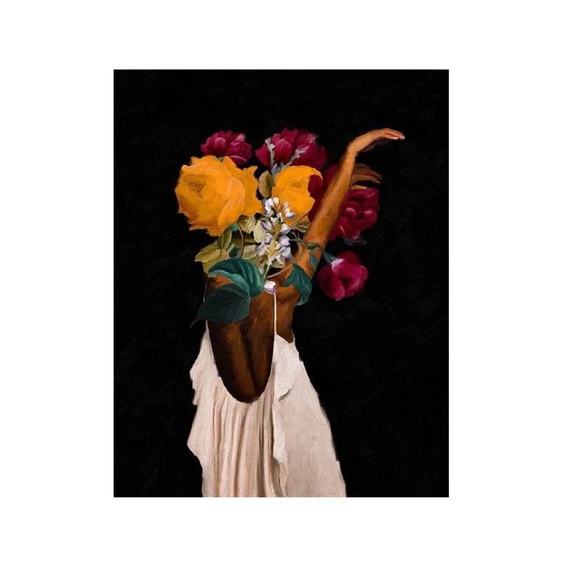 Canvanation PB20596 / 50x70 cm Affiche Minimaliste Femme Africaine
