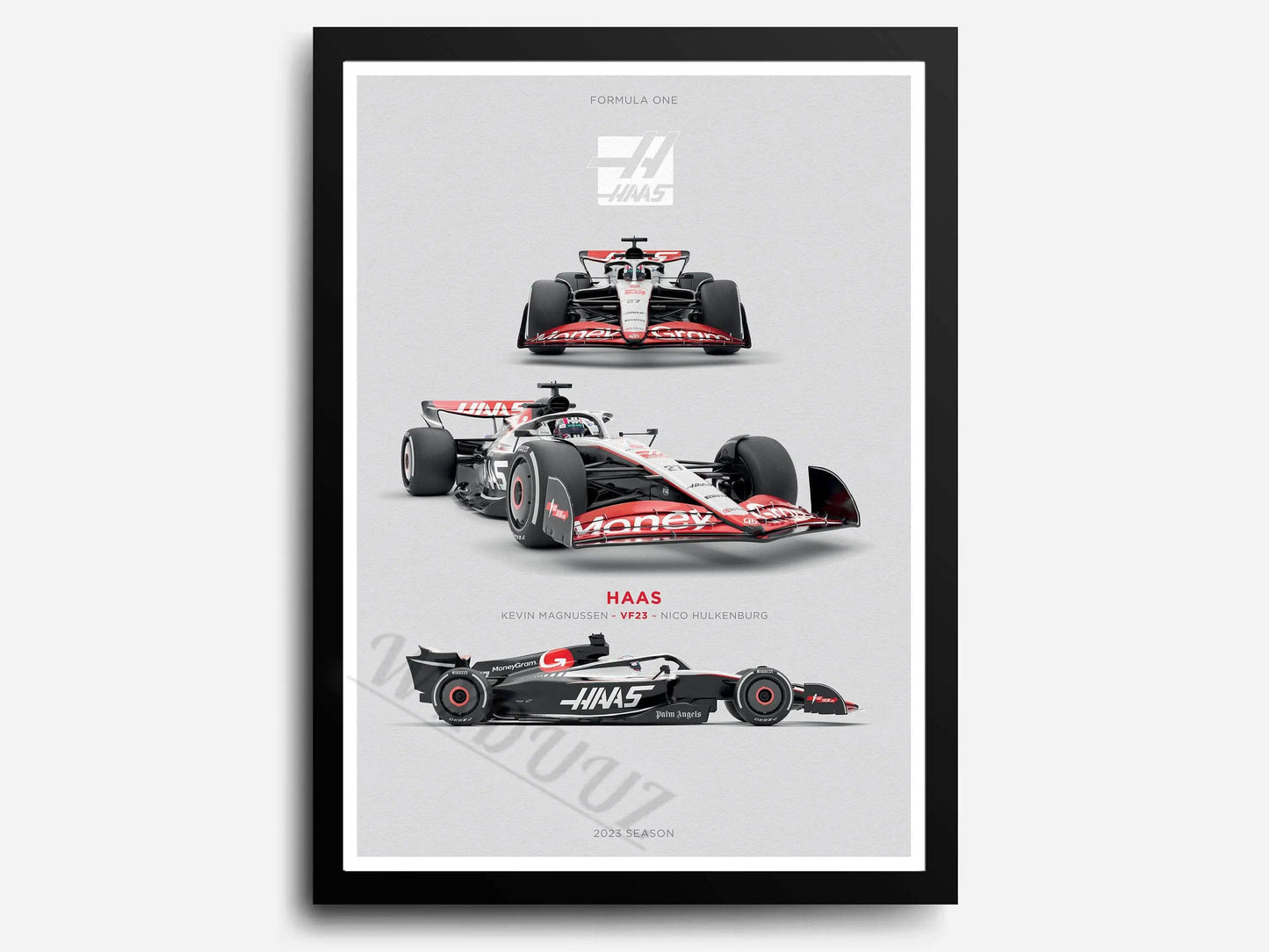 Canvanation 4 / 40x50cm Affiche 2023 Saison Retro Formule 1 80S