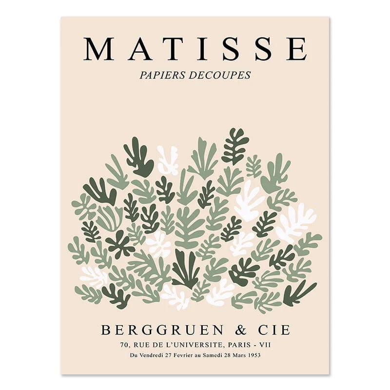 Canvanation Picture 8 / 40X60cm Affiche Matisse Fleurs Vert Vintage