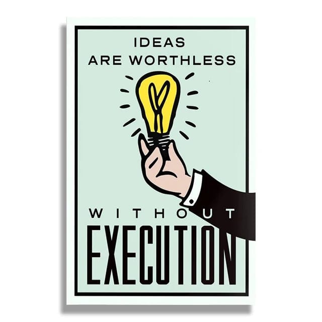 Canvanation SW402 / 60X90cm Affiche Monopoly Citation De Motivation