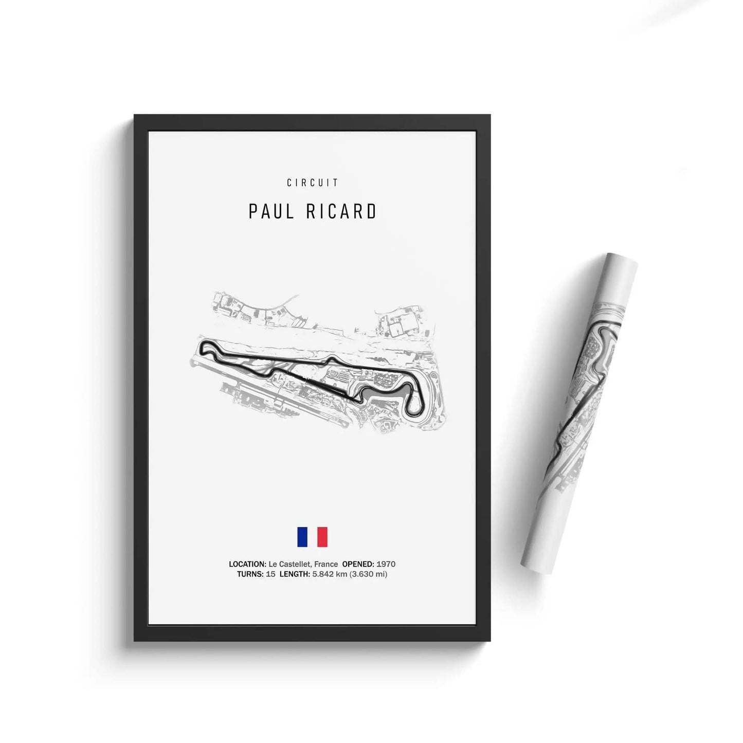 Canvanation 30 / 40x60cm Affiche Circuit Formule 1