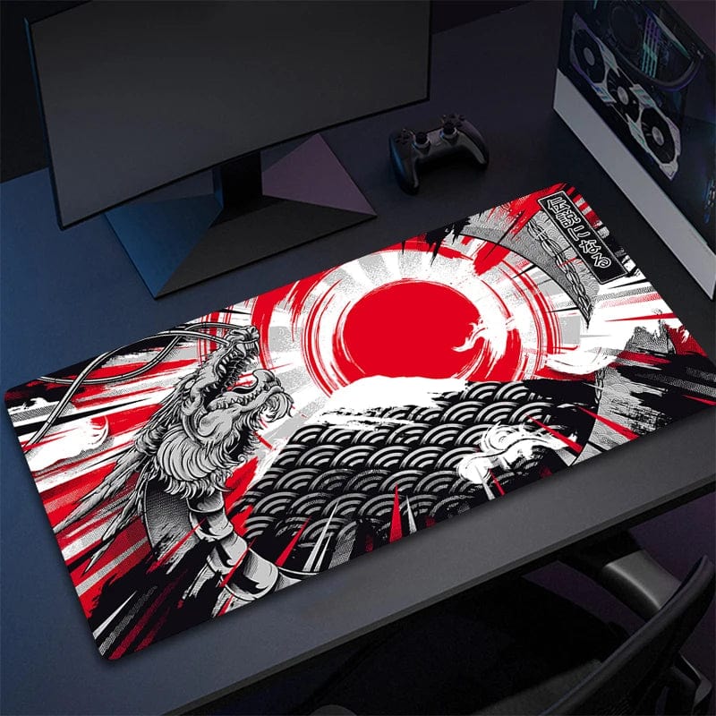 Canvanation A3356 / 900x400x2mm Tapis De Souris - Paysage Vague Japonaise