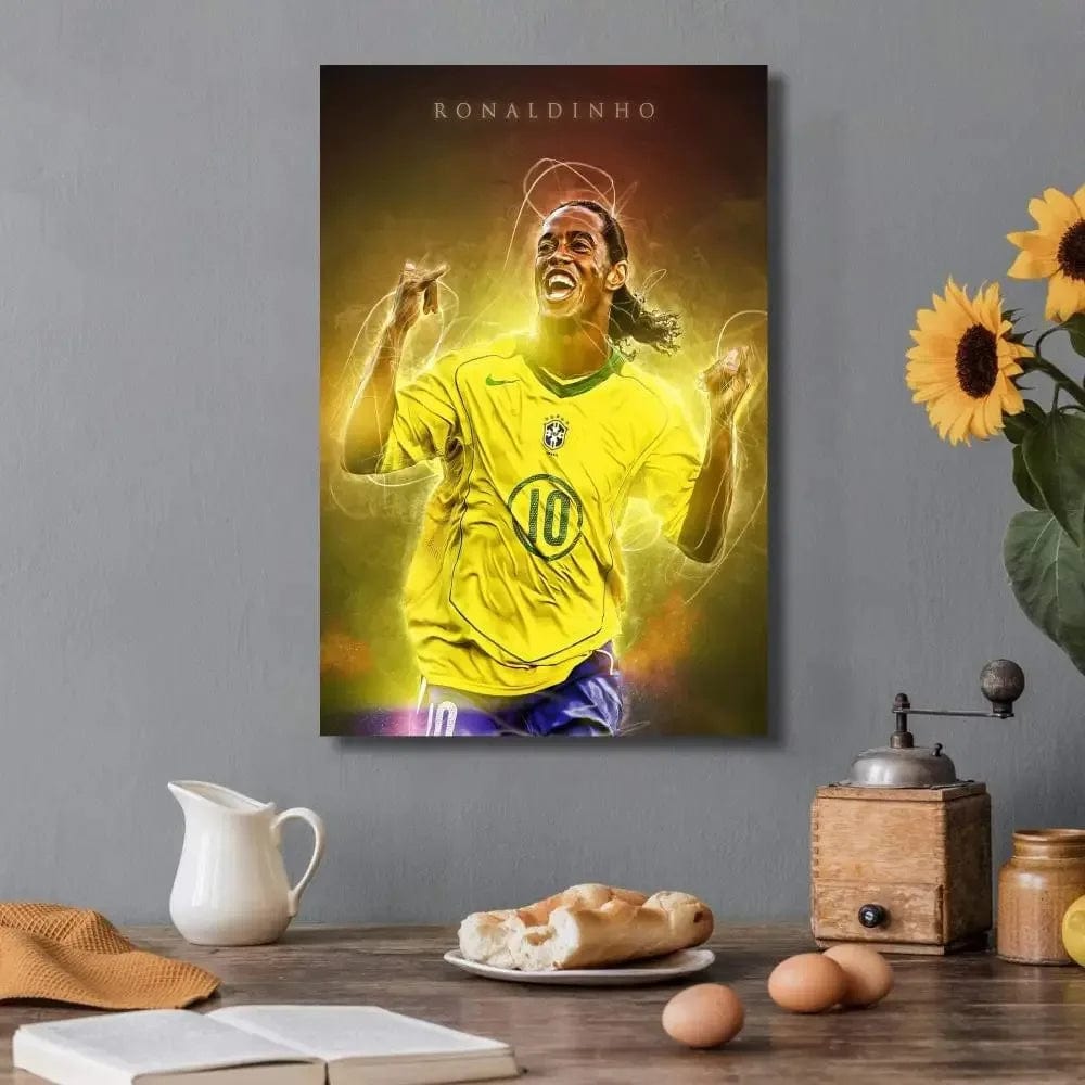 Canvanation 13 / 40x60CM Affiche Football - Ronaldinho