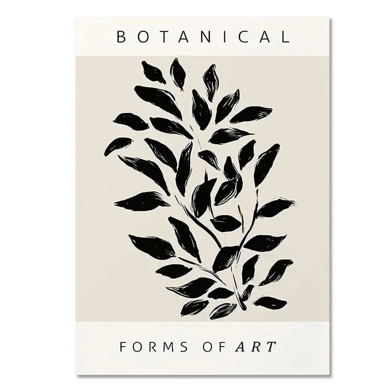 Canvanation S3DH1203874-02 / 40x60cm Affiche Abstrait Boheme Noir Et Blanc