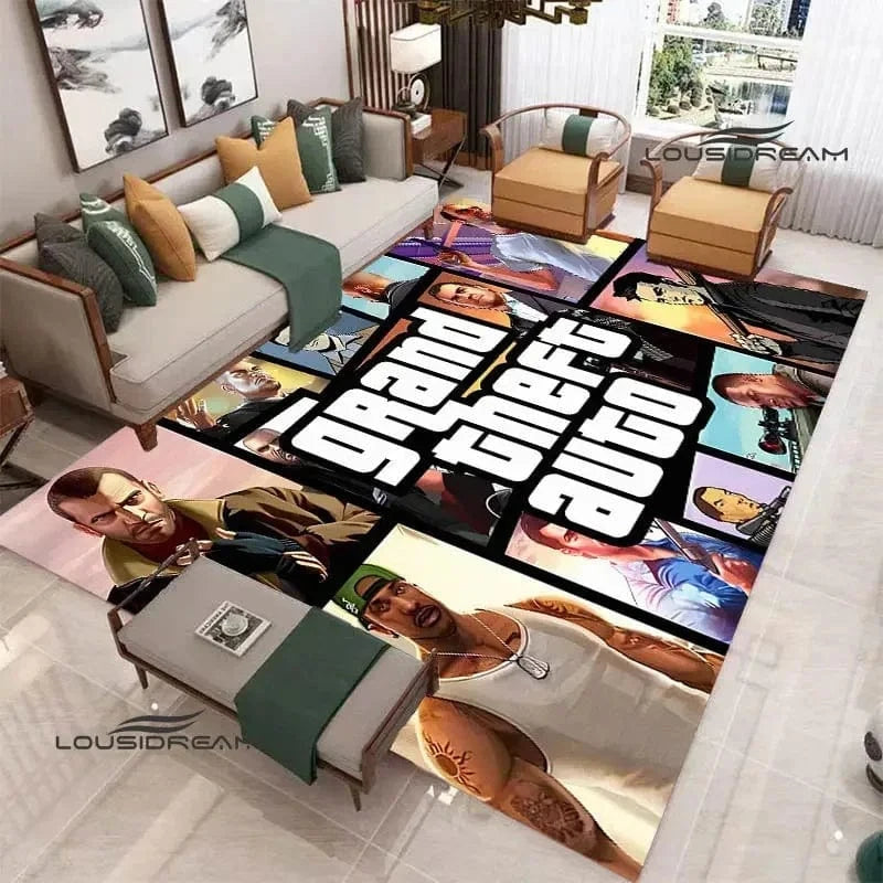 Canvanation 17 / 120x160cm Tapis de Chambre GTA