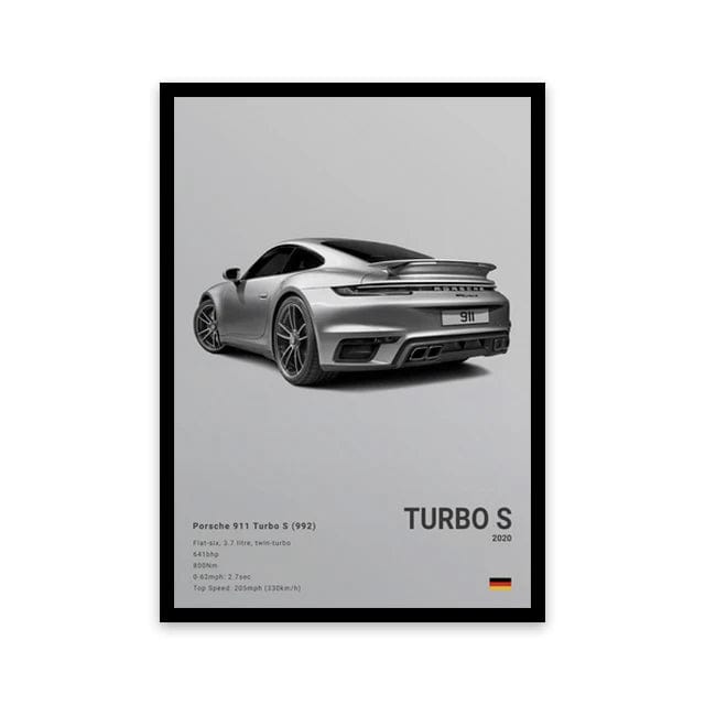 Canvanation Affiche Voiture Sportif R8 RS3 M3 M5