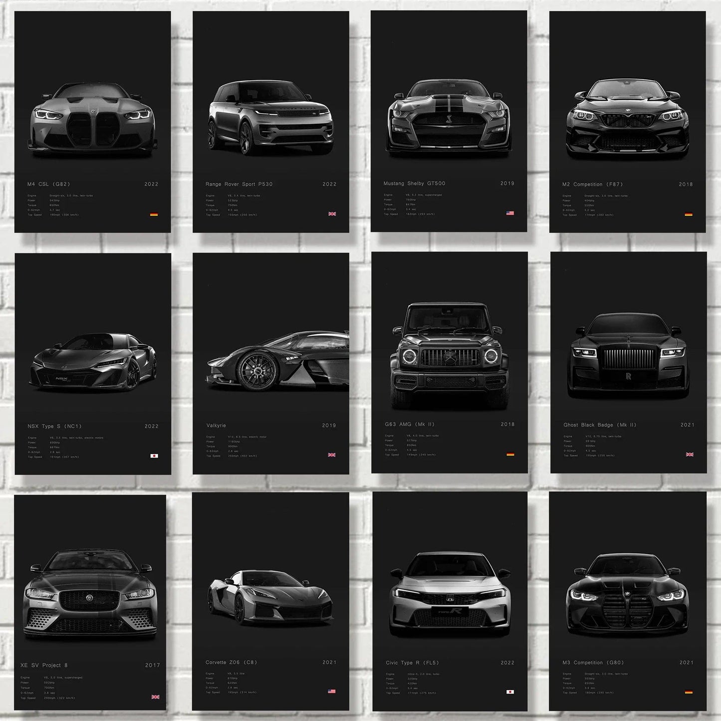 Canvanation Affiche Moderne Voiture Salon Marque De Luxe