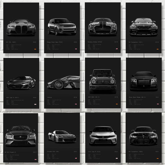 Canvanation Affiche Moderne Voiture Salon Marque De Luxe