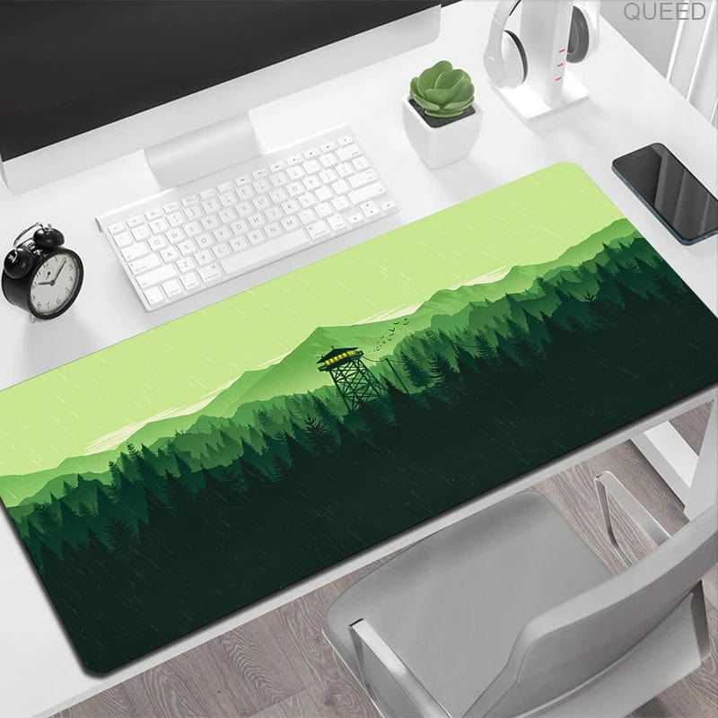 Canvanation C308 / 400x900x2mm Tapis De Souris -  Arbres Forêt  Paysage Coloré