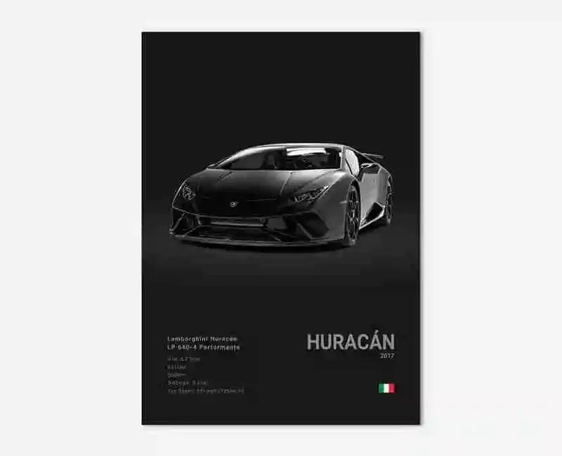 Canvanation 32 / 50x70cm Affiche Voiture Lamborghini Luxe Sto Veneno Urus Aventador SVJ