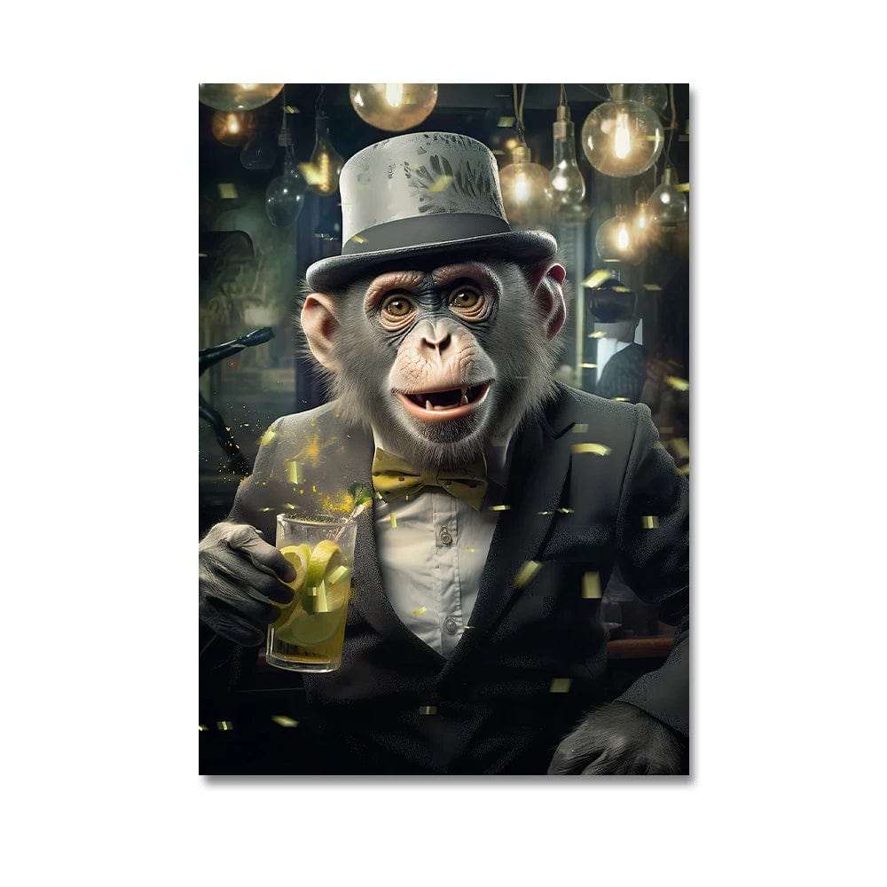 Canvanation PC 83491 / 30x40cm Affiche Singe Gorille Costume
