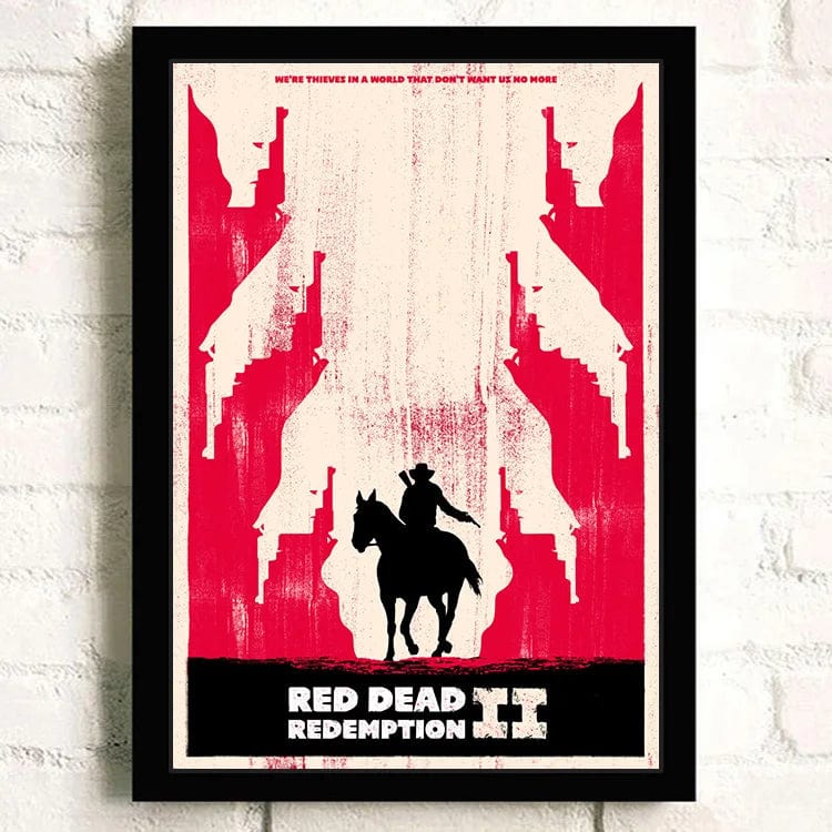 Canvanation 31 / 50X70cm Affiche Jeu Populaire Red Dead Redemption 2