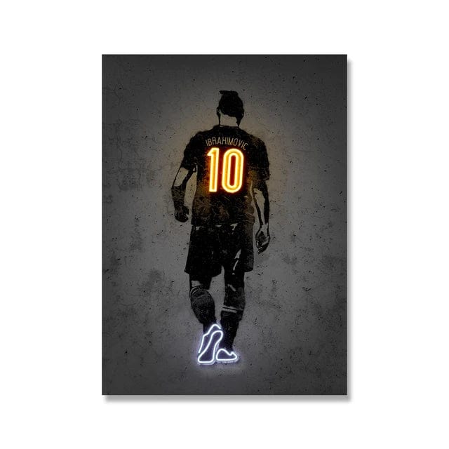 Canvanation 6 / 30x40cm Affiche Basketball Neon