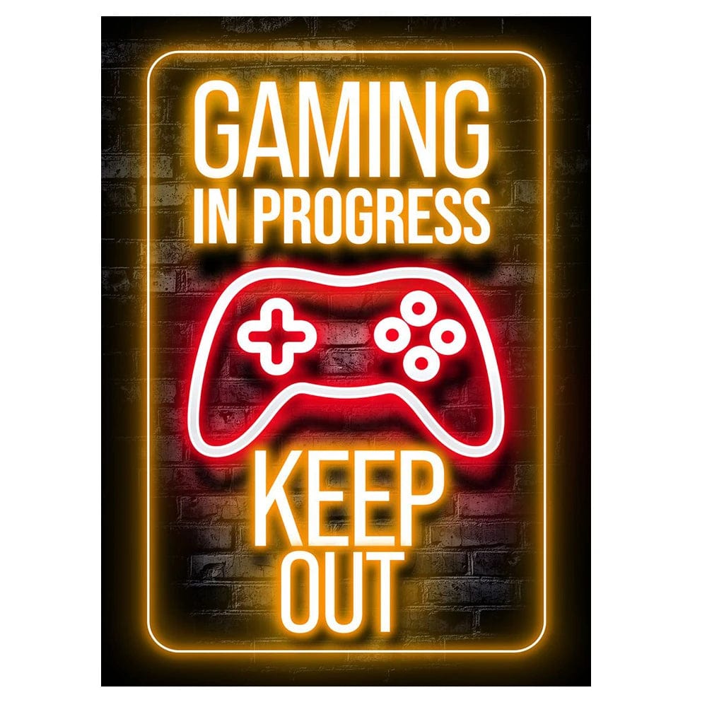 Canvanation AC359-18 / 30X40cm Affiche Chambre Gaming Neon