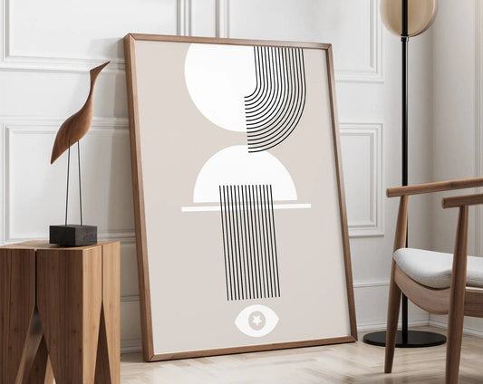 Canvanation 22 / 20x30cm Affiche Moderne Salon Bauhaus