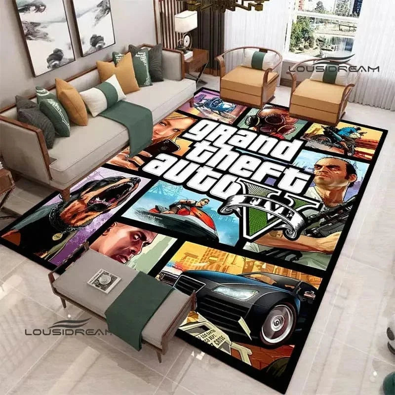 Canvanation 6 / 80x120cm Tapis de Chambre GTA
