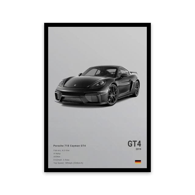Canvanation Affiche Voiture Sportif R8 RS3 M3 M5