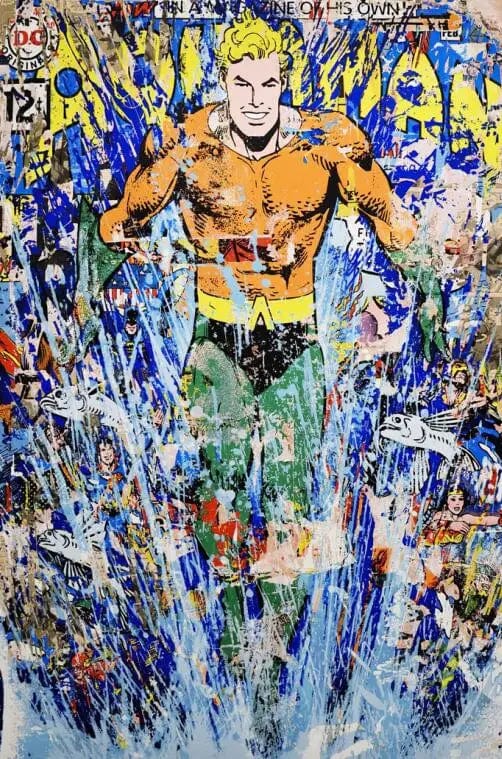 Canvanation PF24391 / 70x90cm Affiche Street Art Super Héros