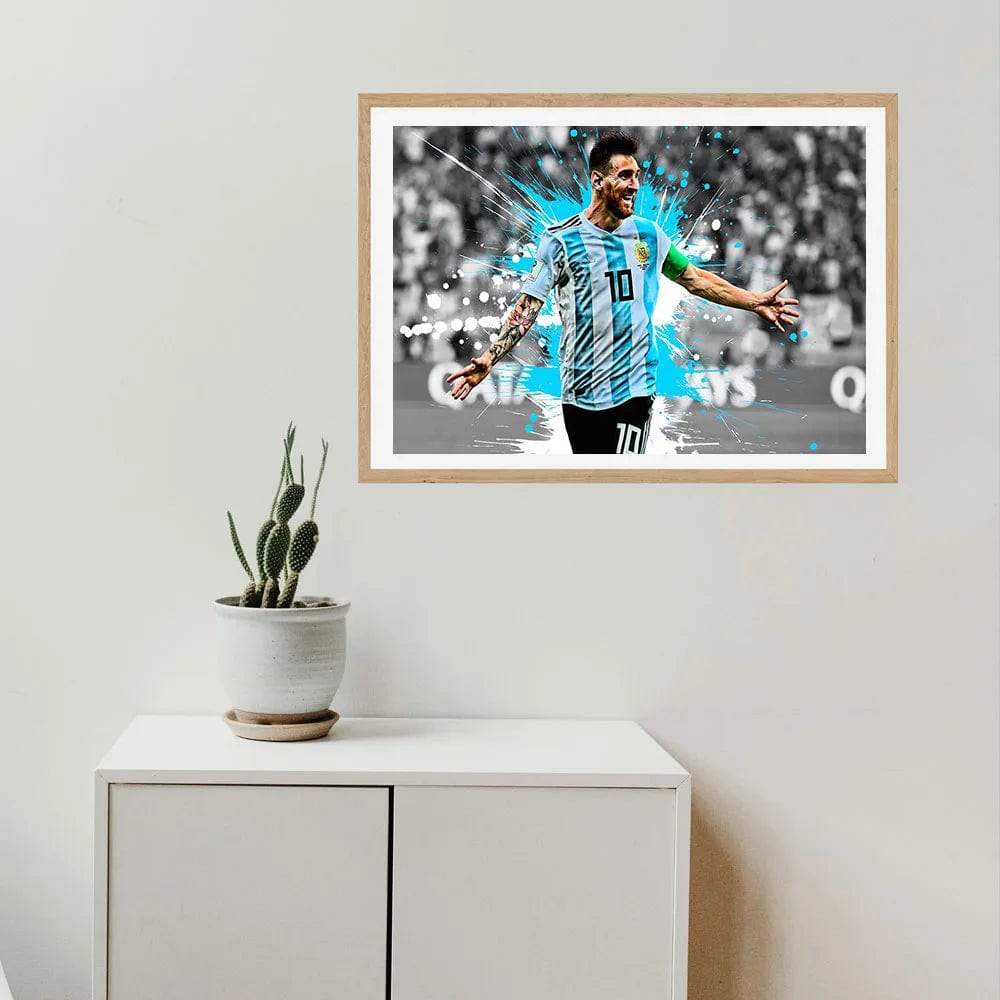 Canvanation SP686 / A4 21x30cm Affiche Football Messi Ronaldo