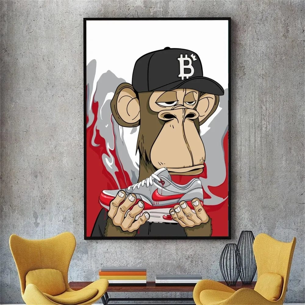 Canvanation z10 / 30x45cm Poster Ape Sneaker