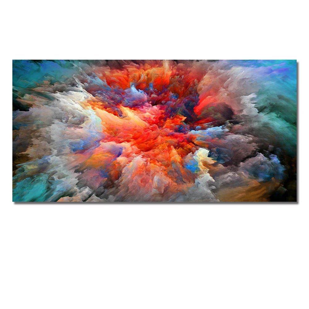 Canvanation QP10215-F / 50x115cm Affiche Peinture Abstraite Moderne
