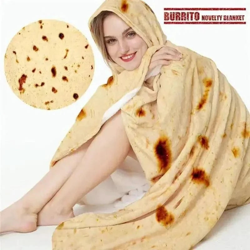 Canvanation Couverture Polaire Crêpe Nourriture